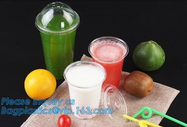 600ml PET plastic cup with lid for juice,Food grade 12oz 375ml cold drink transparent biodegradebale PET disposable plas supplier