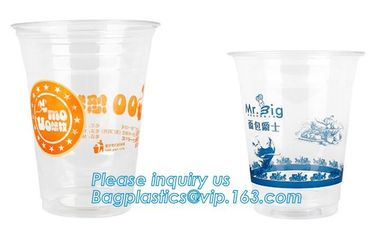 Cheap price pp material water clear disposable plastic cup,reusable customize drink water pp plastic cup bagease package supplier