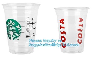 Cheap price pp material water clear disposable plastic cup,reusable customize drink water pp plastic cup bagease package supplier