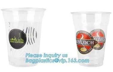 Cheap price pp material water clear disposable plastic cup,reusable customize drink water pp plastic cup bagease package supplier