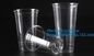 Amazon Hot Selling 9 oz Gold Rimmed Clear Plastic Tumblers Plastic Cups Fancy Disposable Wedding Cups bagplastics bageas supplier