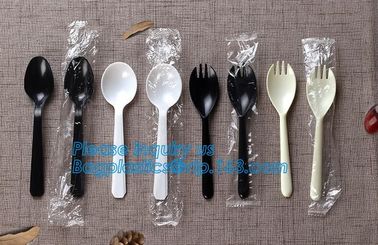 Kids plastic cultery set made from biodegradable corn-starch,Hot-selling Cheap Plastic Cultery Sets 6&quot; PS Disposable Pla supplier