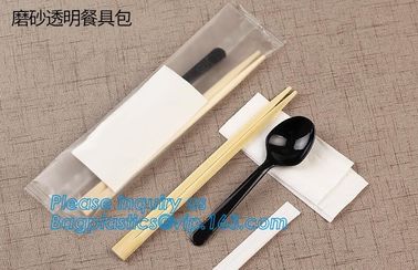 High quality New designed Cheap Disposable Plastic cutlery Sets(plastic knife spoon fork packs) chopsticks,cutlery set, supplier