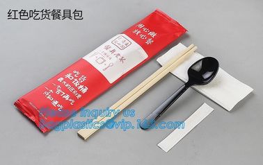 High quality New designed Cheap Disposable Plastic cutlery Sets(plastic knife spoon fork packs) chopsticks,cutlery set, supplier