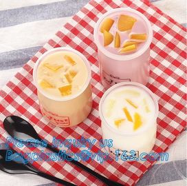 Food Packaging Disposable Various PP Yougurt Cup,flexo printing for frozen yogurt yougurt cup,Plastic Yougurt Cup With C supplier