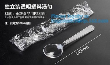 Disposable Flatware Set-Heavyweight Plastic Cutlery 100 Forks, 100 Spoons, 100 Knives,PP Disposable Plastic Cutlery ps supplier