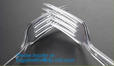 Disposable Flatware Set-Heavyweight Plastic Cutlery 100 Forks, 100 Spoons, 100 Knives,PP Disposable Plastic Cutlery ps supplier