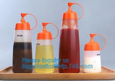 Food grade LDPE soft squeeze chili hot tomato sauce ketchup plastic bottles,16oz Food Grade Plastic Squeeze Sauce Bottle supplier