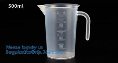 1L Clear measurement glass graduated cylinder jug for labor usage 200ml/400ml/900ml single wall water graduate measuring supplier