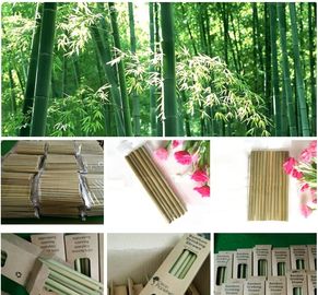 Organic Reusable Hand-Crafted Natural Eco Bamboo Drinking Straws,Natural Bamboo Drinking Straws with customized logo pac supplier