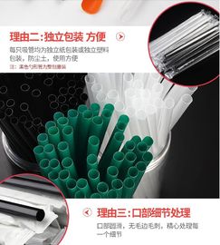 Eco friendly Biodegradable plastic Drinking PLA Straws,Enviroment friendly Bio PLA straw,Eco-friendly biodegradable plas supplier