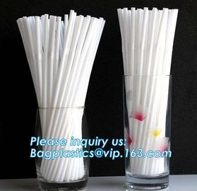 Custom PLA drinking straws Recycled Biodegradable drinking straws,Biodegradable Cornstarch Drinking Pla Straw 5*207mm Wi supplier