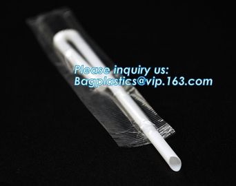 Individual Packed 100% Biodegradable Non Plastic Drinking Straw PLA Straw,5mm flexible Biodegradable PLA Drinking Straws supplier