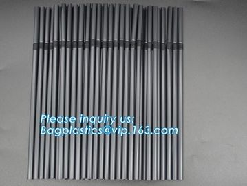 Bio degradable corn starch PLA plastic straws,Disposable hard black long PLA plastic drinking straw,PLA Plastic Biodegra supplier