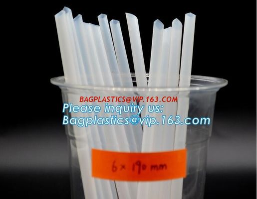 PLA Plastic Biodegradable Straws drinking Disposable straw Enviroment friendly Bio PLA straw,PLA straws 100% Recycled Bi supplier