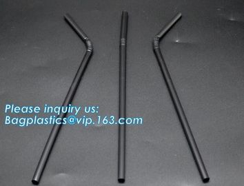 Eco-friendly biodegradable plastic drinking PLA straw PLA biodegradable disposable heat resistance drinking straw bageas supplier