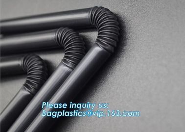 Eco-friendly biodegradable plastic drinking PLA straw PLA biodegradable disposable heat resistance drinking straw bageas supplier