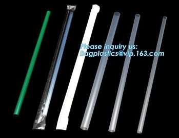 PLA Straws, disposable biodegradable PLA straw Individual Packed 100% Biodegradable PLA Straws,Compostable Biodegradable supplier