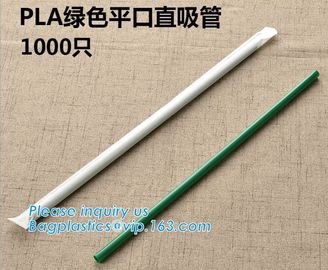 Disposable Plastic Compostable Straw Biodegradable Flexible PLA Drinking Straw Wholesale,Eco-Friendly Biodegradable Comp supplier