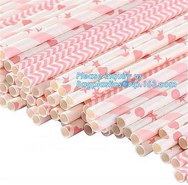 bulk colorful disposable wholesale drinking biodegradable paper straw,food grade paper straw disposable biodegradable pa supplier