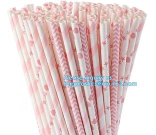 bulk colorful disposable wholesale drinking biodegradable paper straw,food grade paper straw disposable biodegradable pa supplier