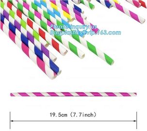 bulk colorful disposable wholesale drinking biodegradable paper straw,food grade paper straw disposable biodegradable pa supplier