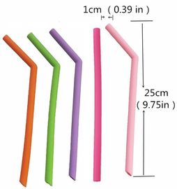 Eco Friendly Collapsible Silicone Drinking Cups With Straw Reusable Biodegradable Straw,Anti-Cutting Mouth Flexible Sili supplier