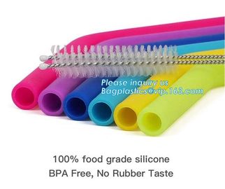 reusable drinking straws individual wrapped drinking straws silicone funny drinking straws,BPA Free Soft Reusable Drinki supplier