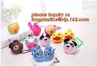Cheap Cute Reusable Bags bolsas ecologicas plegables Printing Foldable Polyester Drawstring Shopping Bags bagplastics ba supplier