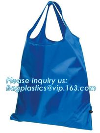 custom promotional reusable grocery 190t polyester foldable shopping bag,High Quality academy outdoor zipper pocket cust supplier