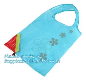 Designs Easy carry small foldable pocket tote polyester reusable folding shopping bag,full print 210d polyester foldable supplier