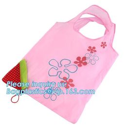 Designs Easy carry small foldable pocket tote polyester reusable folding shopping bag,full print 210d polyester foldable supplier