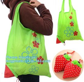 Custom Recyclable Foldable Polyester Shopping Bag with any pattern,Various Fabric and Pattern reusable polyester shoppin supplier