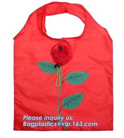 Custom Recyclable Foldable Polyester Shopping Bag with any pattern,Various Fabric and Pattern reusable polyester shoppin supplier