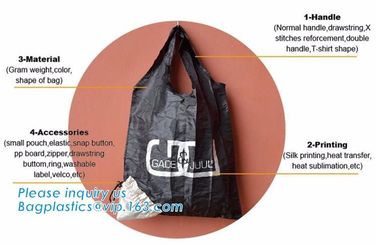 German Supermarket Recycling Polyester Foldable Shopping Bag Foldaway Recycle Polyester Bag,polyester/ nylon draw string supplier