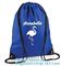 Polyester fabric drawstring bag /advertising pull rope backpack cloth bag /nylon shoulder pocket customization BAGEASE supplier