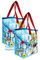 Custom good quality smart portable polyester reusable folding shopping bag，210T polyester drawstring bag/drawstring back supplier