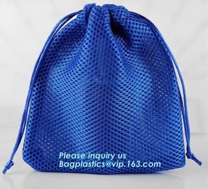 Clear view Mesh material Softback Type and Camping Hiking Use sport backpack,Sports Mesh Bag Drawstring Backpack for Soc supplier