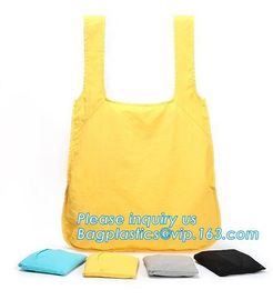 Printing acceptable Nylon Polyester foldable shopping bag,factory price foldable polyester tote eco friendly shopping ba supplier