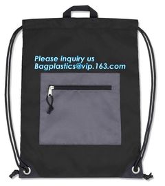 Cheap Custom Wholesale Promotion Canvas Cotton Drawstring Bag, Waterproof Mini Nylon Polyester Drawstring Bag bagplastic supplier