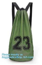 promotional daily recycled customized wholesale mesh drawstring backpack,drawstring backpack kids mesh backpack manufact supplier