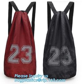 promotional daily recycled customized wholesale mesh drawstring backpack,drawstring backpack kids mesh backpack manufact supplier