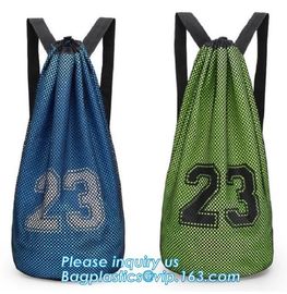 promotional daily recycled customized wholesale mesh drawstring backpack,drawstring backpack kids mesh backpack manufact supplier