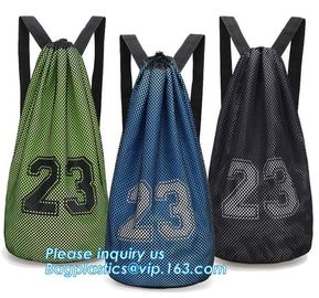 promotional daily recycled customized wholesale mesh drawstring backpack,drawstring backpack kids mesh backpack manufact supplier