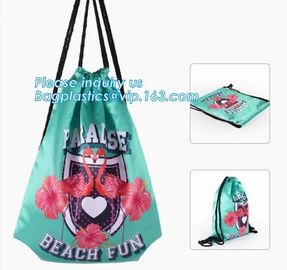 Recycled foldable polyester bag,Custom logo printed basketball backpack 210D polyester printing drawstring bag bagease supplier