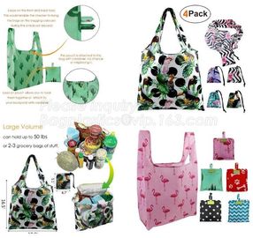 Supermarket Cheap Recyclable Polyester Reusable Foldable Shopping Bag,Value Friendly Reusable Polyester Foldable Shoppin supplier