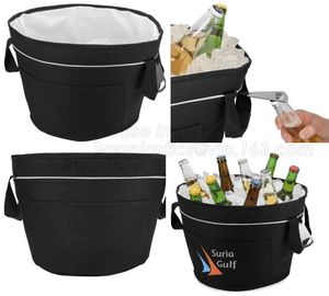 custom high quality 600d polyester 12 pack wine bottle cooler bag round cooler bag for party, packaging, bagplastics pac supplier