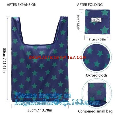Logo printed eco friendly reusable polyester folding shopping bag for promotion,Polyester Drawstring Bag/ Promotional dr supplier