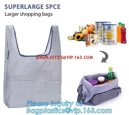 Logo printed eco friendly reusable polyester folding shopping bag for promotion,Polyester Drawstring Bag/ Promotional dr supplier