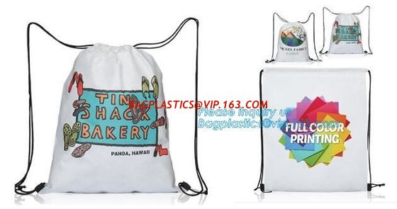 heat transfer logo printing waterproof drawstring bags,polyester tote bag,reusable polyester bags,polyester tote bag bla supplier